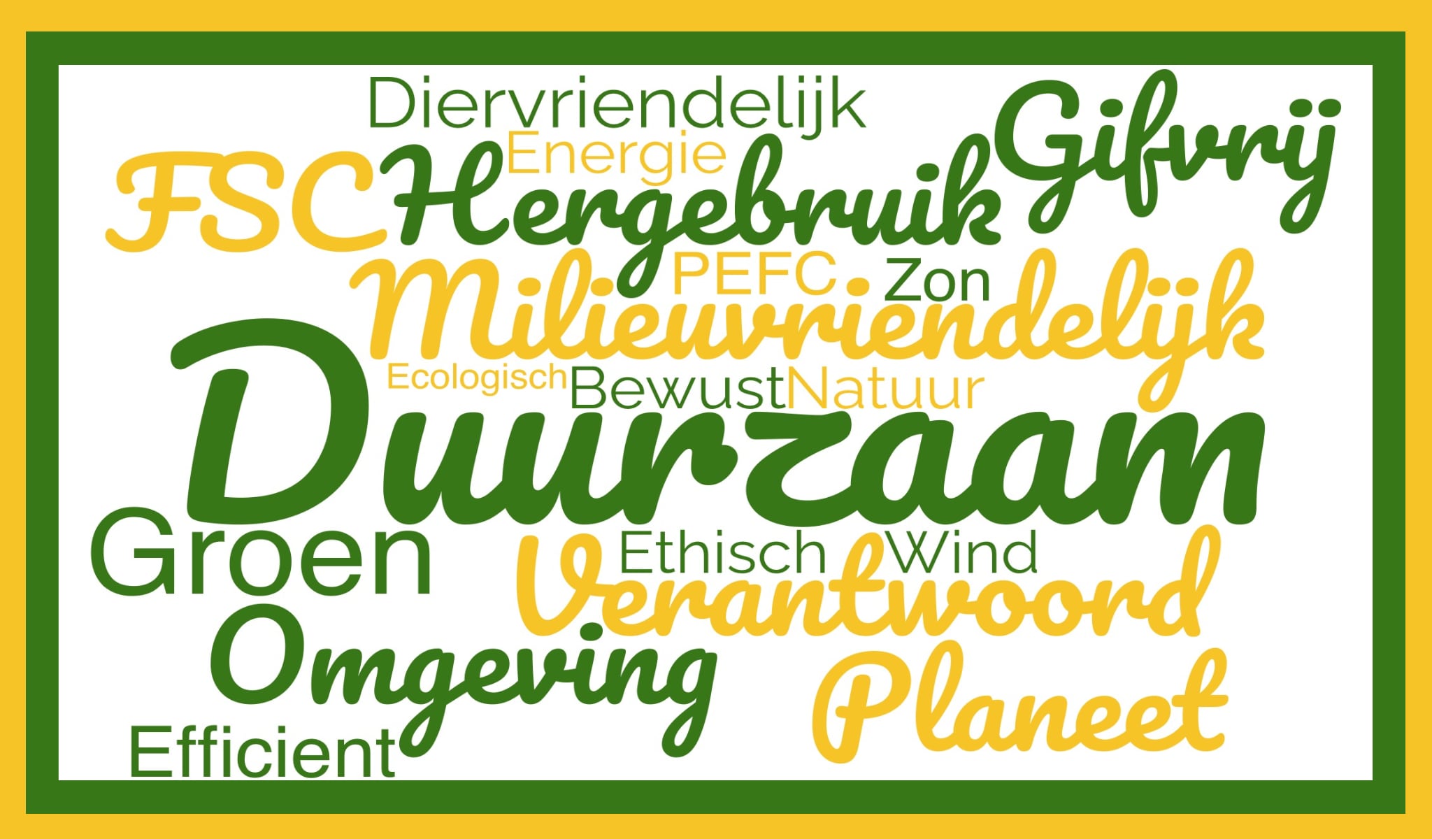 Zo duurzaam mogelijk zelf kaarten maken